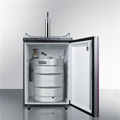 24" Wide Undercounter/Built-in Panel Ready Kegerator by Summit (Alternate View 4)