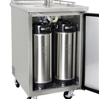 Nitro Coffee Commercial Grade Kegerator - Single Stout Faucet (Silver/Ball Lock) (Alternate View 3)