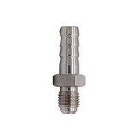1/4" MFL to Barbed Fitting Stainless Steel / 1/4" NPT to 1/4" Barb Stainless Steel Fitting