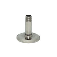 1 / 1.5" Triclamp to 1/4" NPT Sanitary Fittings / 