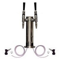 Dual Nitro Coffee Commercial Kegerator (Stainless Steel) (Alternate View 6)
