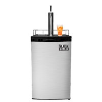 Single Faucet Kombucha Kegerator (Silver)