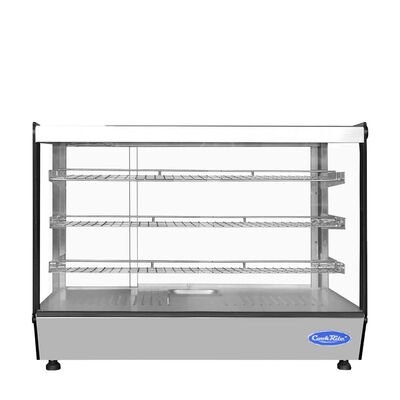 Atosa 35-inch Square Glass Heated Display Case / Atosa 35-inch Square Glass Heated Display Case
