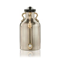 GrowlerWerks Pressurized Stainless Steel Growler with Faucet - 64 oz (Alternate View 2)