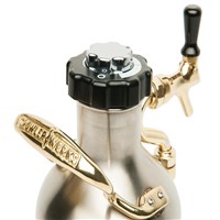 GrowlerWerks Pressurized Stainless Steel Growler with Faucet - 64 oz (Alternate View 3)