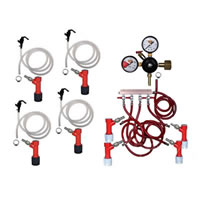 Basic Homebrew Keg Kit - 4 Tap - PIN LOCK (Alternate View 1)