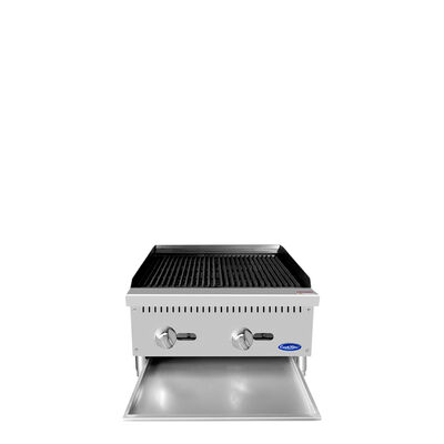 CookRite 24-in Countertop Char-rock Broiler w/ 70,000 BTU (Alternate View 2)