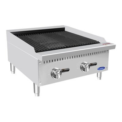 CookRite 24-in Countertop Char-rock Broiler w/ 70,000 BTU (Alternate View 3)