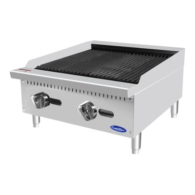 CookRite 24-in Countertop Char-rock Broiler w/ 70,000 BTU (Alternate View 4)