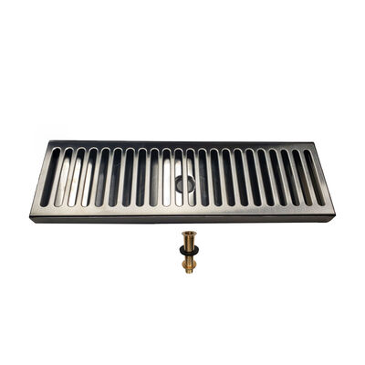 6-Inch Stainless Steel Drip Trays with Drain / 6" Stainless Steel Drip Trays with Drain