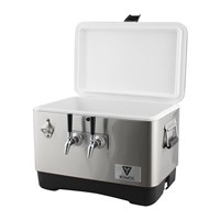 Komos™ Pro Stainless Steel Draft Jockey Box - 2 Faucet (Alternate View 2)