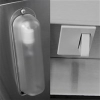 Atosa Upright Refrigerator / Divided Door, Right Hinged - Top Mount (Alternate View 6)