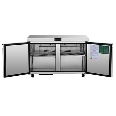 Atosa AUF48SD 48-Inch 2-Door Undercounter Freezer (Alternate View 2)