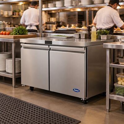 Atosa AUF48SD 48-Inch 2-Door Undercounter Freezer (Alternate View 5)