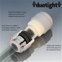 Duotight Push-In Fitting - 8 mm (5/16 in.) x Female Beer Thread (Alternate View 6)