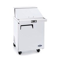 Atosa 27-in Refrigerated Mega Top Sandwich Prep Table w/ 12 Stainless Steel Pans (Alternate View 4)