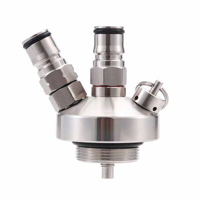 Mini Keg Carbonating Cap With Gas & Liquid Post / Mini Keg Carbonating Cap With Gas & Liquid Post