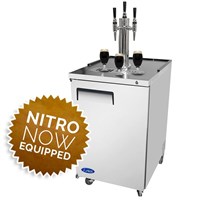 NitroNow Empowered Stainless Triple Faucet On-Demand Nitro Coffee Kegerator (Alternate View 2)