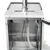 NitroNow Empowered Stainless Triple Faucet On-Demand Nitro Coffee Kegerator (Alternate View 3)