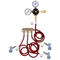 NitroNow Empowered Stainless Triple Faucet On-Demand Nitro Coffee Kegerator (Alternate View 5)