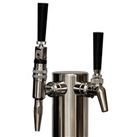 Cold Brew & Nitro Coffee Kegerator - 2 Faucets (Black) (Alternate View 2)