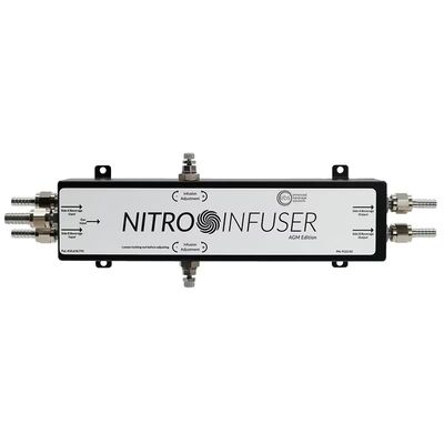 NitroNow Empowered Stainless Dual Faucet On-Demand Nitro Coffee Kegerator (Alternate View 6)