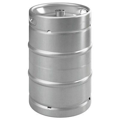Sanke "D" Stainless Steel US Keg - 1/2 BBL (15.5 Gallon) (Alternate View 2)