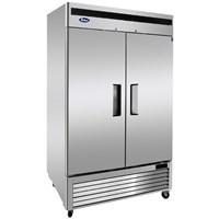 Atosa Upright Refrigerator / Two Door - Bottom Mount (Alternate View 2)