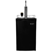 Nitro Coffee Kegerator - 1 Stout Faucet (Black) / 