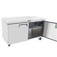 Atosa Undercounter Refrigerator - 60-in Wide/Two Door (Alternate View 3)