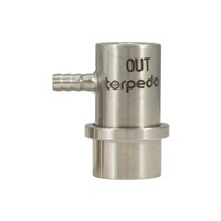 Stainless Steel Ball Lock Liquid/Out Disconnect - Barbed (Alternate View 1)