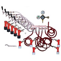 Refrigerator Keg Kit - Taprite Regulator - 5 Tap -PIN LOCK (Alternate View 1)