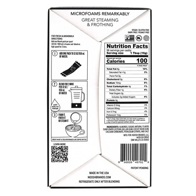 Noosh Almond Milk Concentrate 'Barista Blend' Packs (Caddy / 24 Packs) (Alternate View 3)