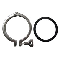 4" Tri-Clamp w/ Nut for Use on Sanke Tri-Clamp Kegs