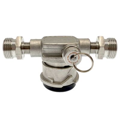 Ultra Low-Profile Keg Coupler with 5/8" BSP / Ultra Low-Profile Keg Coupler with 5/8" BSP