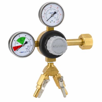 CO2 Beer 2-Way Regulator - Double Gauge - Taprite (Alternate View 2)