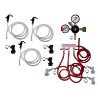 Basic Homebrew Keg Kit - Triple Tap - BALL LOCK (Alternate View 1)