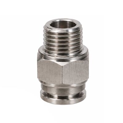 Stainless Steel Push-In Fitting - 8 mm (5/16 in.) x 1/4 in. NPT (Alternate View 2)