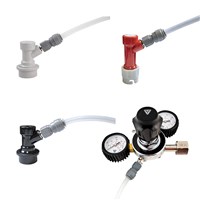Duotight Push-In Fitting - 8 mm (5/16 in.) x 1/4 in. Flare (Alternate View 2)