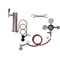 1 Faucet Tower Keg Kit - Taprite Regulator - BALL LOCK / 