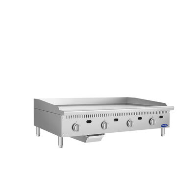 Atosa CookRite ATG-4824-C 48" Thermostatic Chrome Griddle, 120,000 BTU (Alternate View 2)