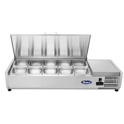 Atosa MSCT-48-10 48-Inch Refrigerated Countertop Prep Rail (Alternate View 4)