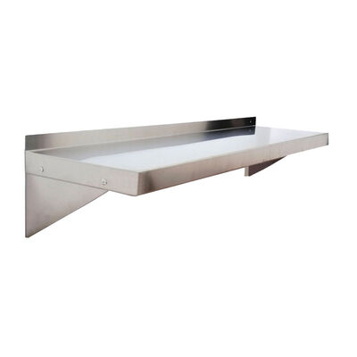 Atosa MixRite SSWS-1272 12x72 Stainless Steel Wall Shelf (Alternate View 2)