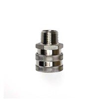 Stainless Steel Female Quick Disconnect to 1/2" NPT (Alternate View 1)