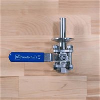 1.5" Triclamp Ball Valve with Whirlpool (Alternate View 2)