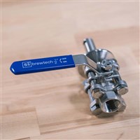 1.5" Triclamp Ball Valve with Whirlpool (Alternate View 3)