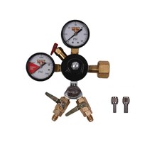 CO2 Beer Regulator - WYE Chudnow Regulator - Double Gauge (Alternate View 1)