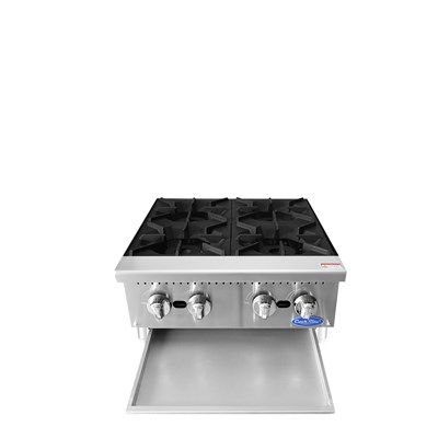 CookRite 24-in Countertop 4 Burner Hotplate w/ 128,000 BTU (Alternate View 2)