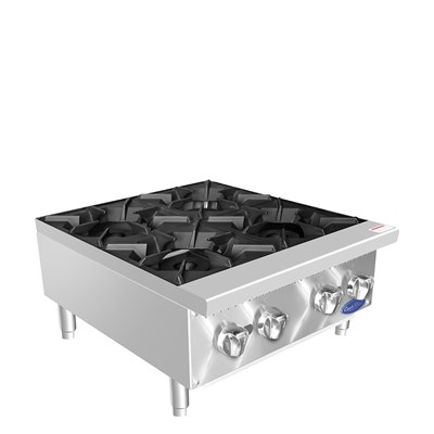 CookRite 24-in Countertop 4 Burner Hotplate w/ 128,000 BTU (Alternate View 3)