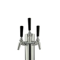 Nitro Coffee Commercial Grade Kegerator - 3 Nitro Faucets (Black) (Alternate View 4)